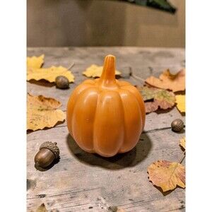 Ceramic Pumpkin Fall Decor Orange Harvest Table Shelf Decoration